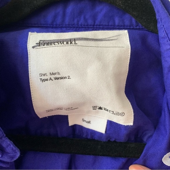 Entireworld Slim-Fit Button-Down Organic Cotton Oxford Shirt Type A Version 2 - Picture 5 of 8